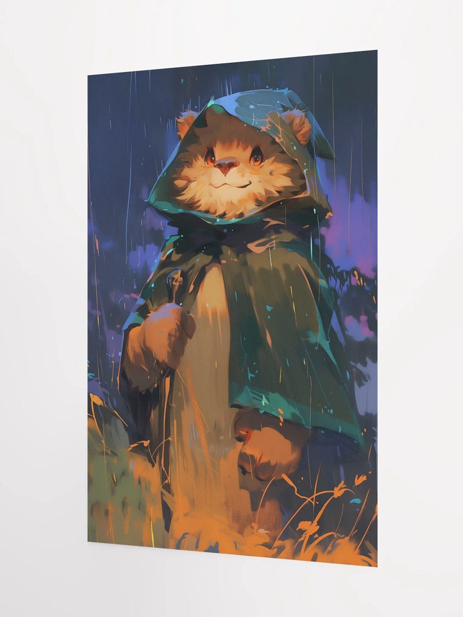 Bear in the Rain Enhanced Poster product image (3)