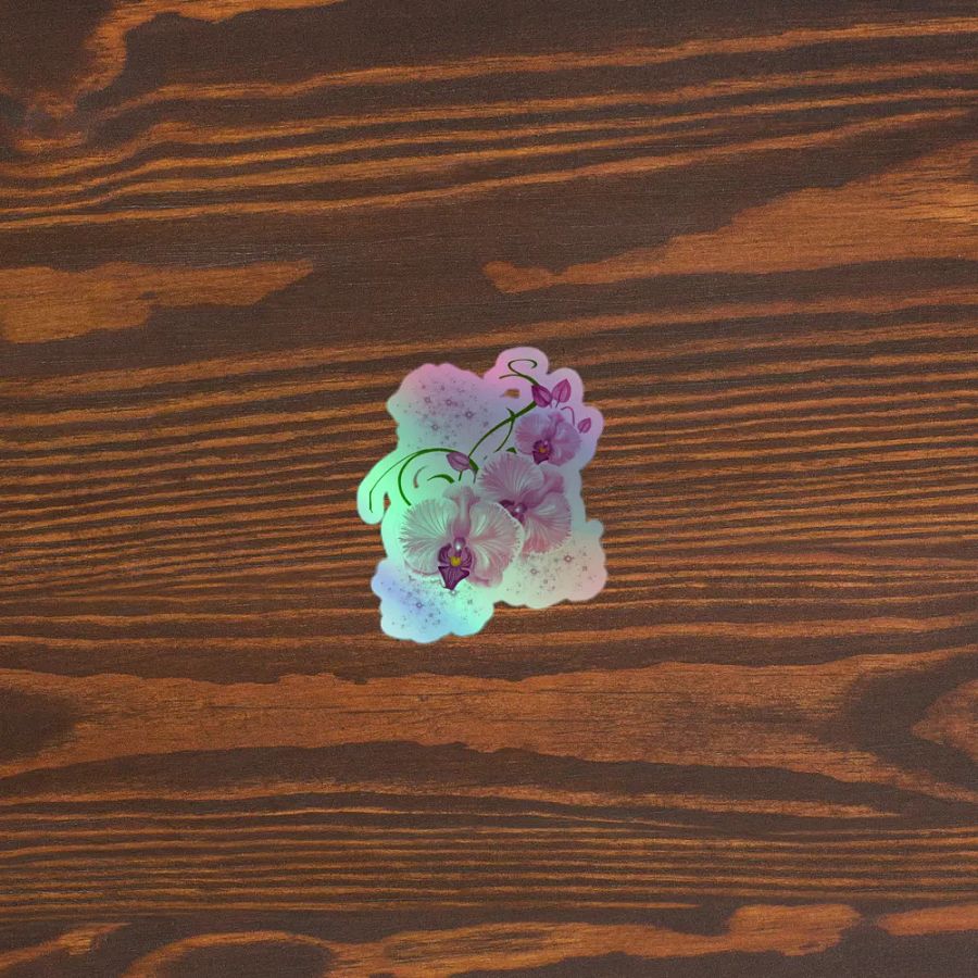 Orchid Oasis Holographic Sticker Sheet product image (5)