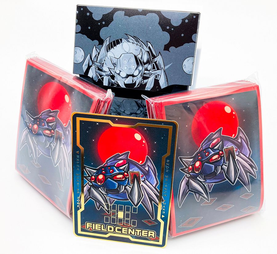Blood Moon TCG Starter Bundle mini - 100 Sleeves, Deck Box, & Field Center product image (2)