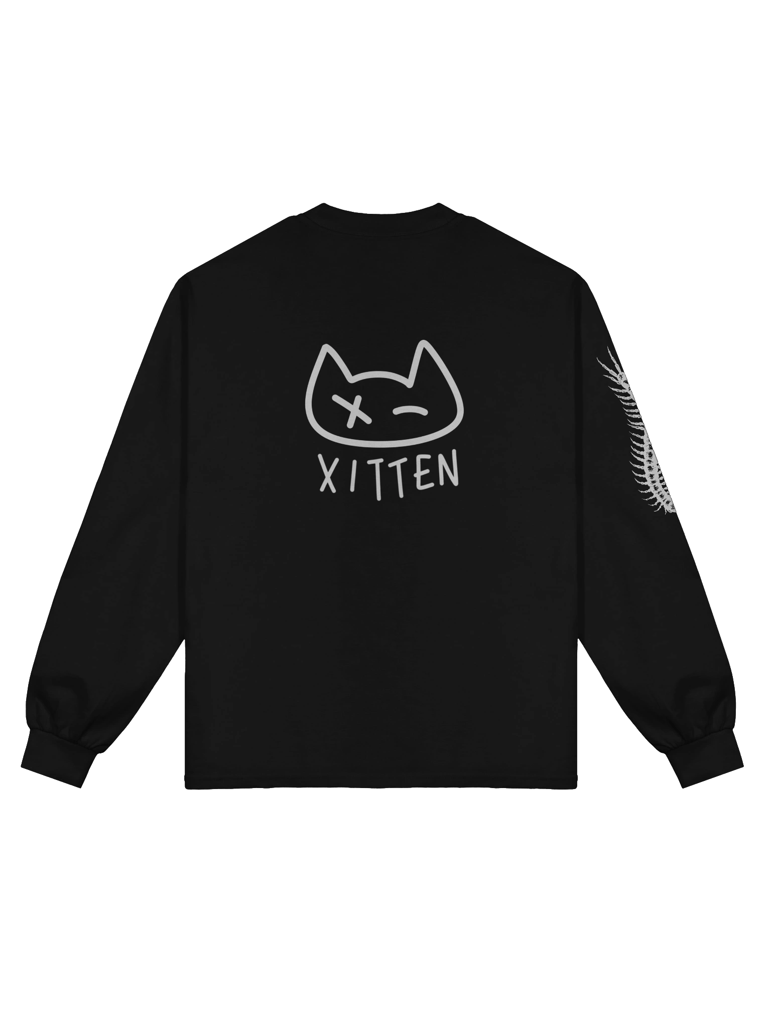 XITTEN Centipede Long Sleeve Shirt Black product image (1)
