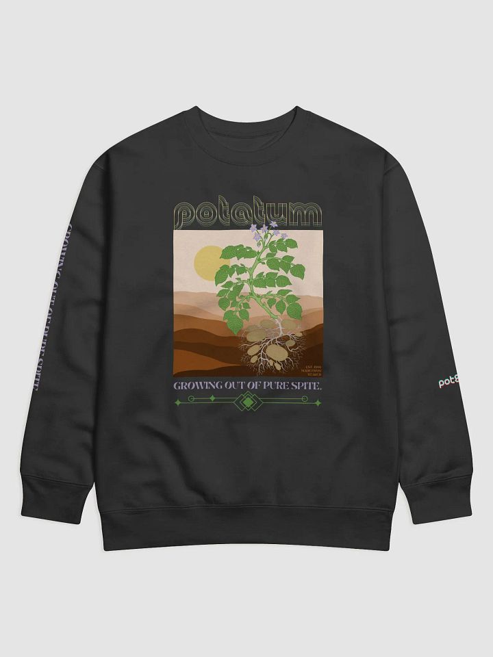 GROWING OUT OF PURE SPITE premium sweatshirt product image (9)