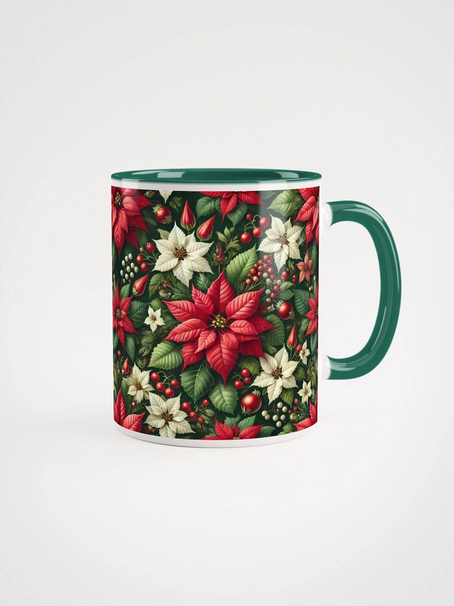 Festive Poinsettia Delight Ceramic Mug product image (15)