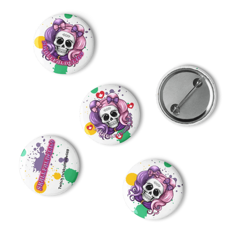 Moonlit Skull Pigtails Pin Set product image (15)