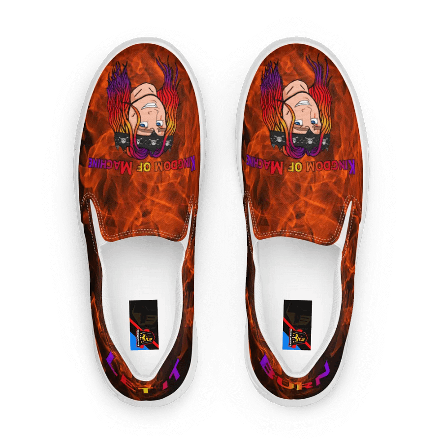 Evil king Women's Slip-On Canvas Shoes product image (1)