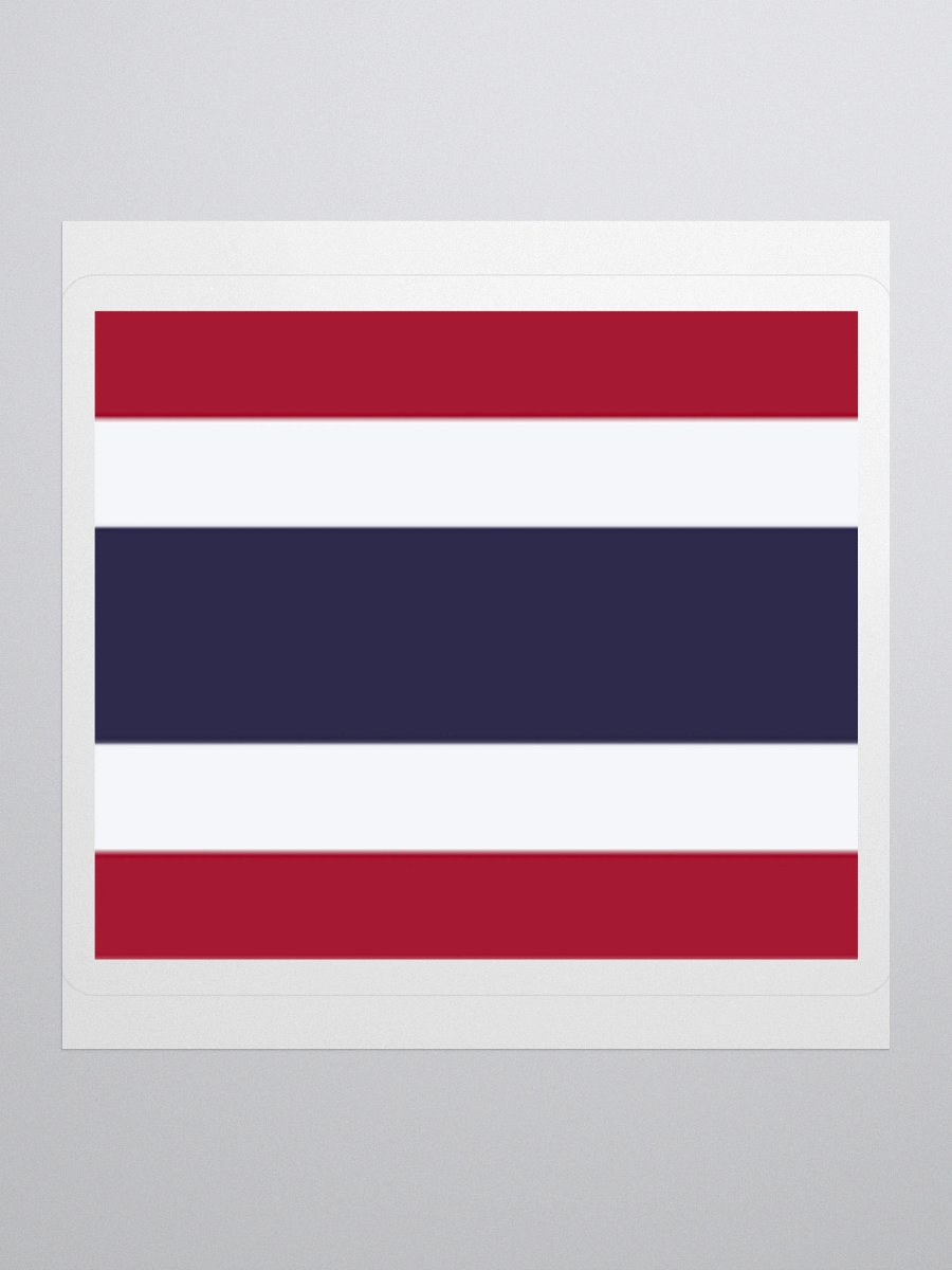 Thailand Flag Sticker - Premium Vinyl Design for National Pride product image (3)