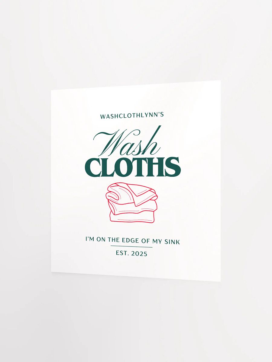 Washcloths Poster product image (6)