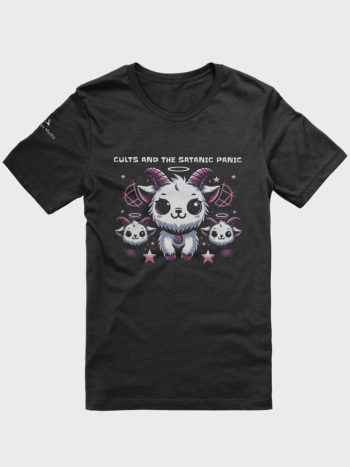 Cults and The Satanic Panic Cute Goats Tee - Black product image (1)