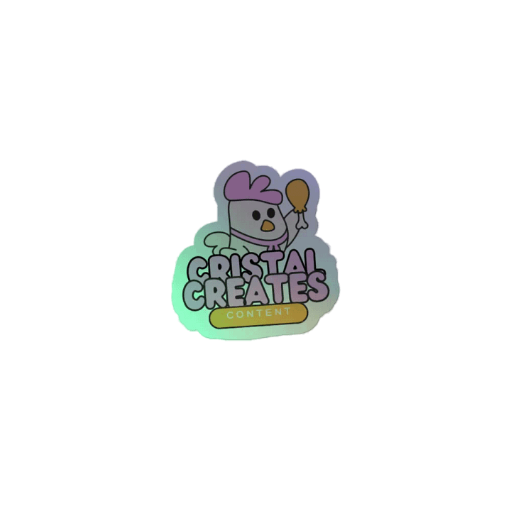 Cristal Creates Holographic Sticker product image (2)