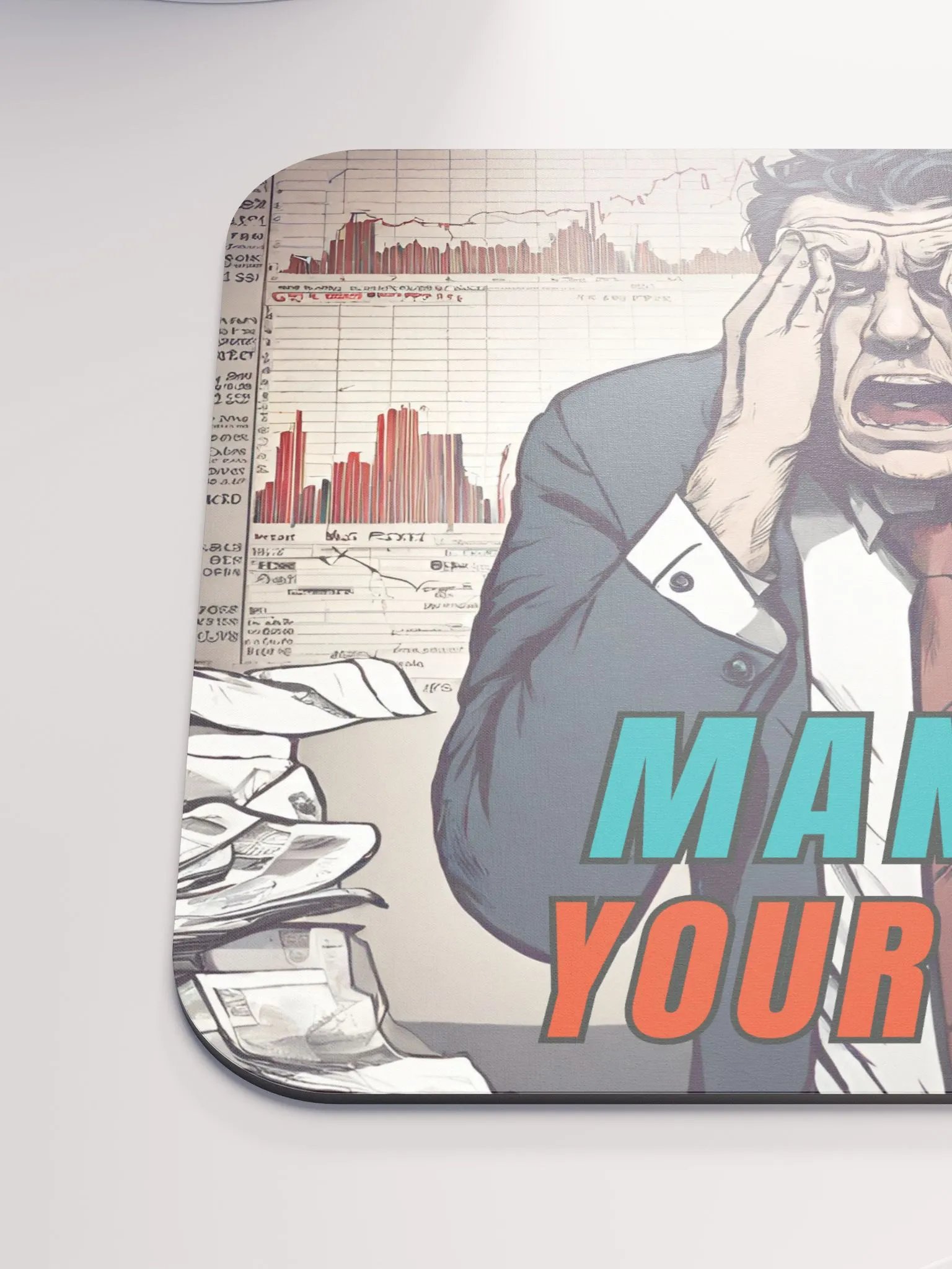 MANAGE YOUR RISK Mousepad product image (6)