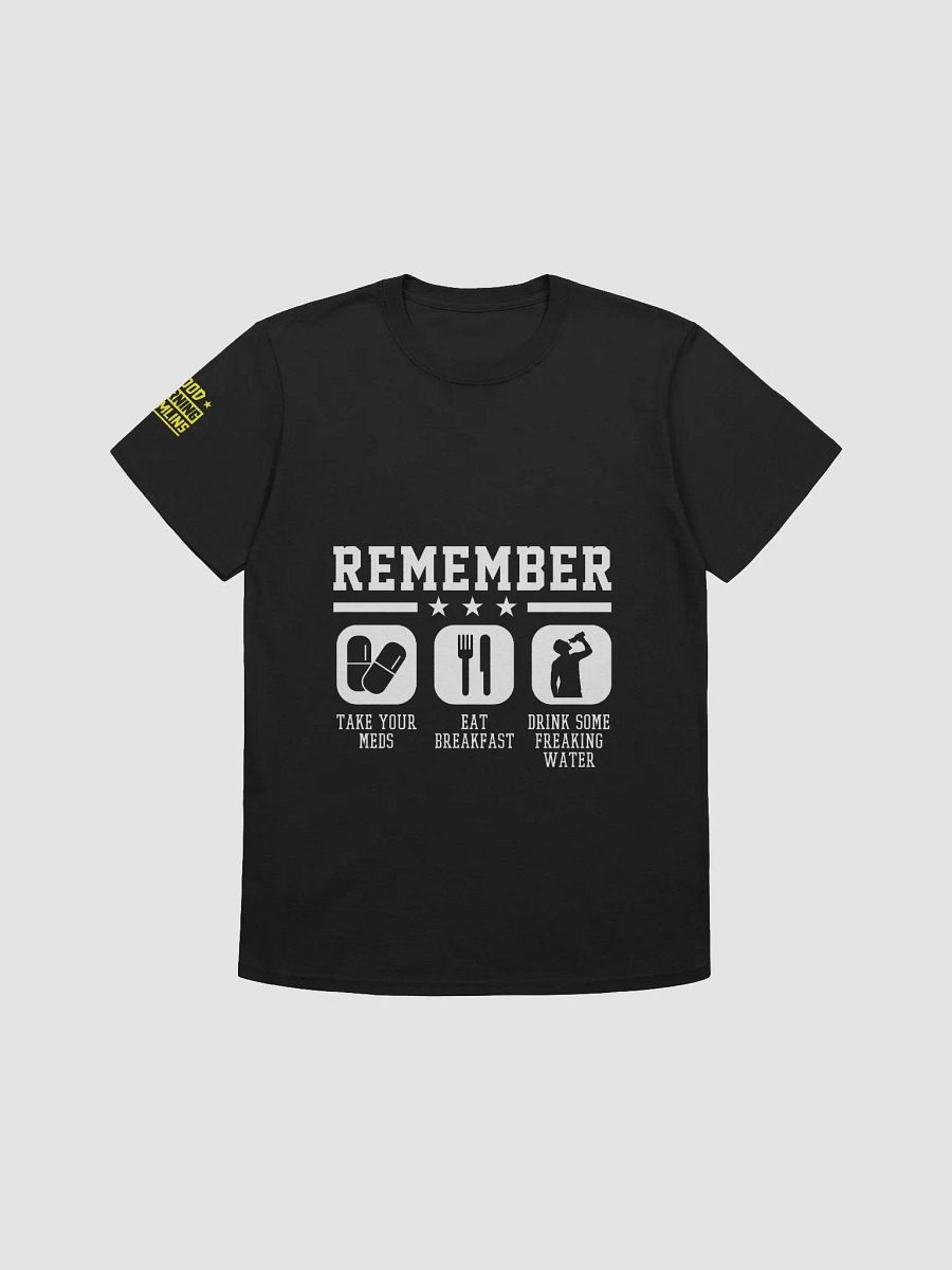 Reminders blk-tshirt product image (3)