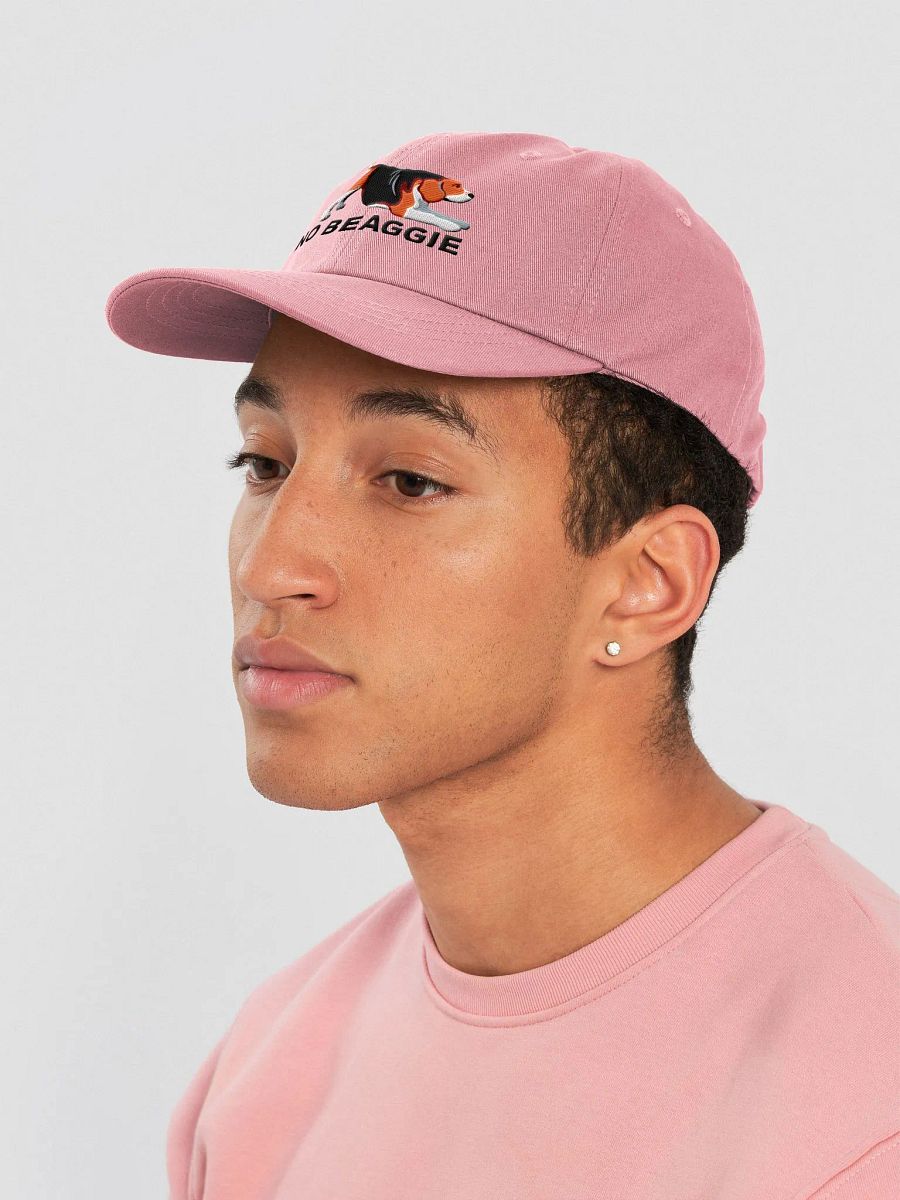 No Beaggie Classic Dad Hat(Embroidered) of a Beagle(Tricolor) product image (28)