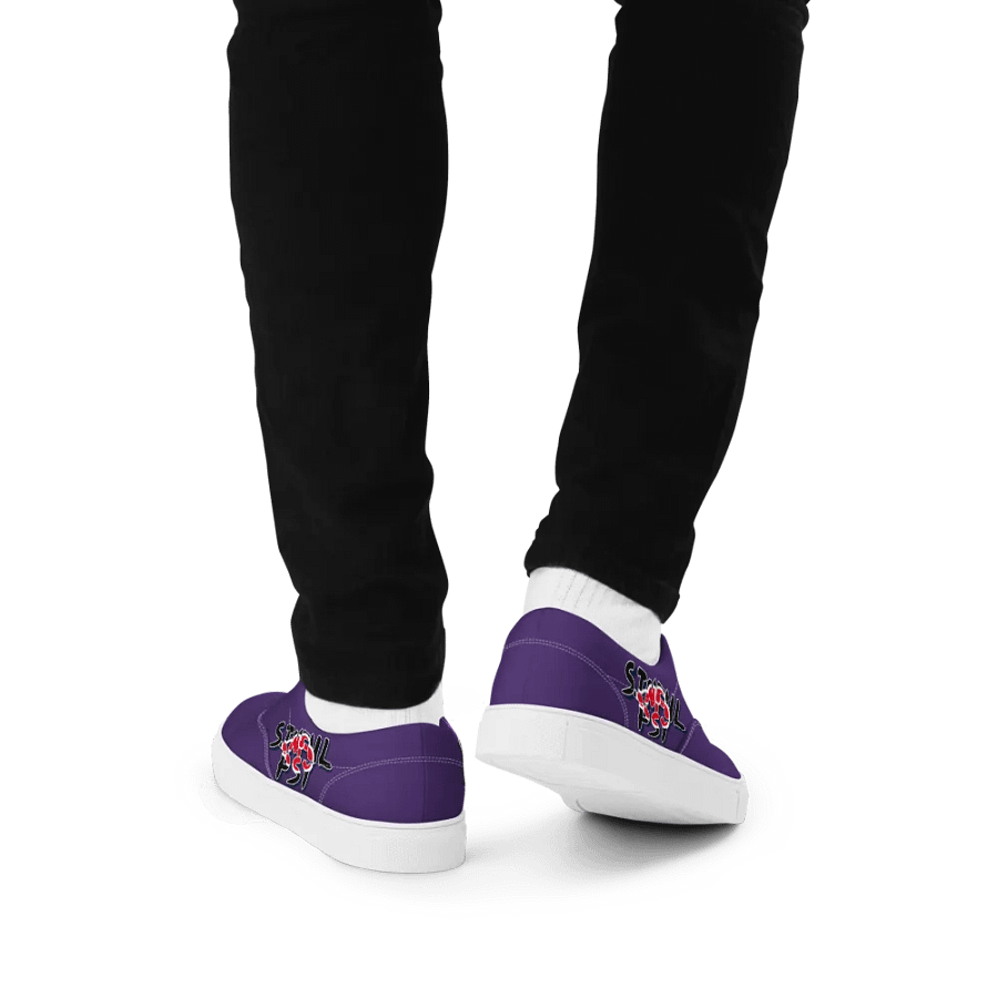 Gengar X Itachi Men's Lace-Up Canvas Shoes product image (12)
