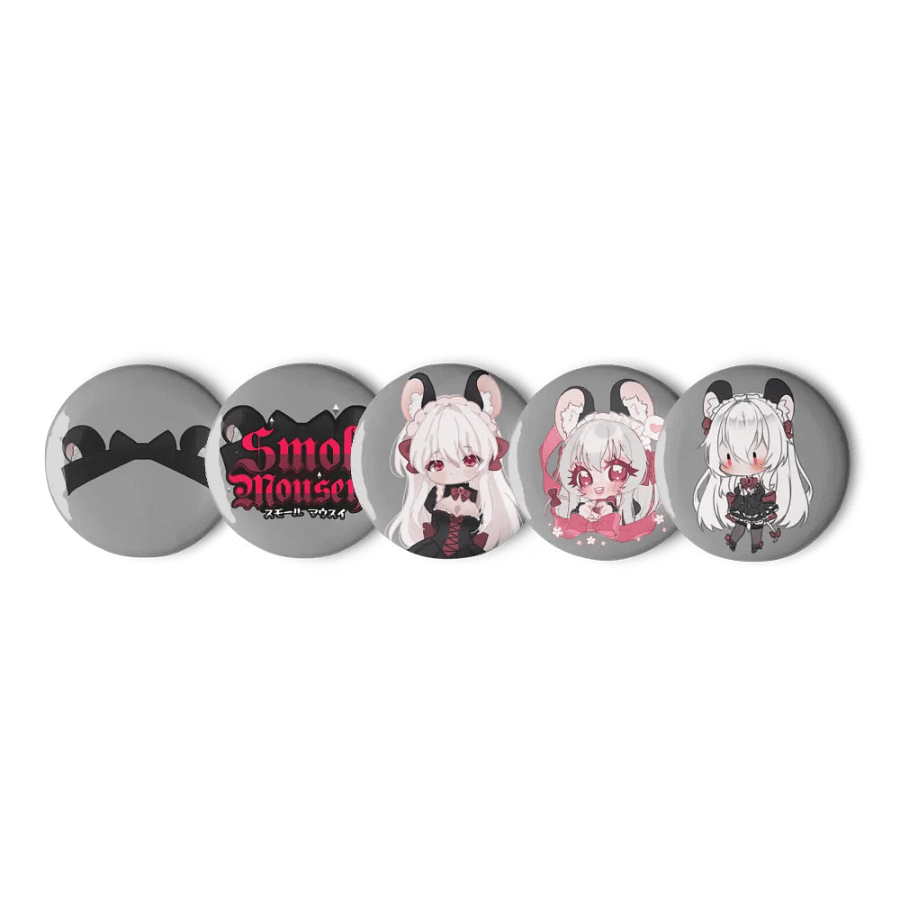 ♱ SMOL MOUSEY BUTTON PACK ♱ product image (1)