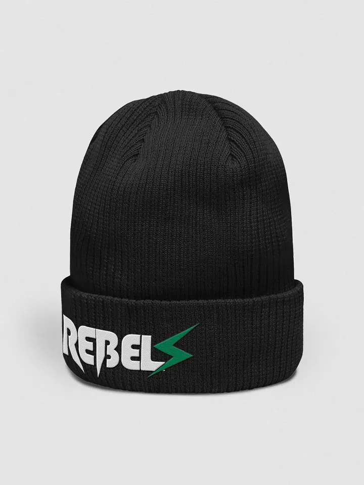 Rebels Beanie | Short Ribbed | Black product image (2)