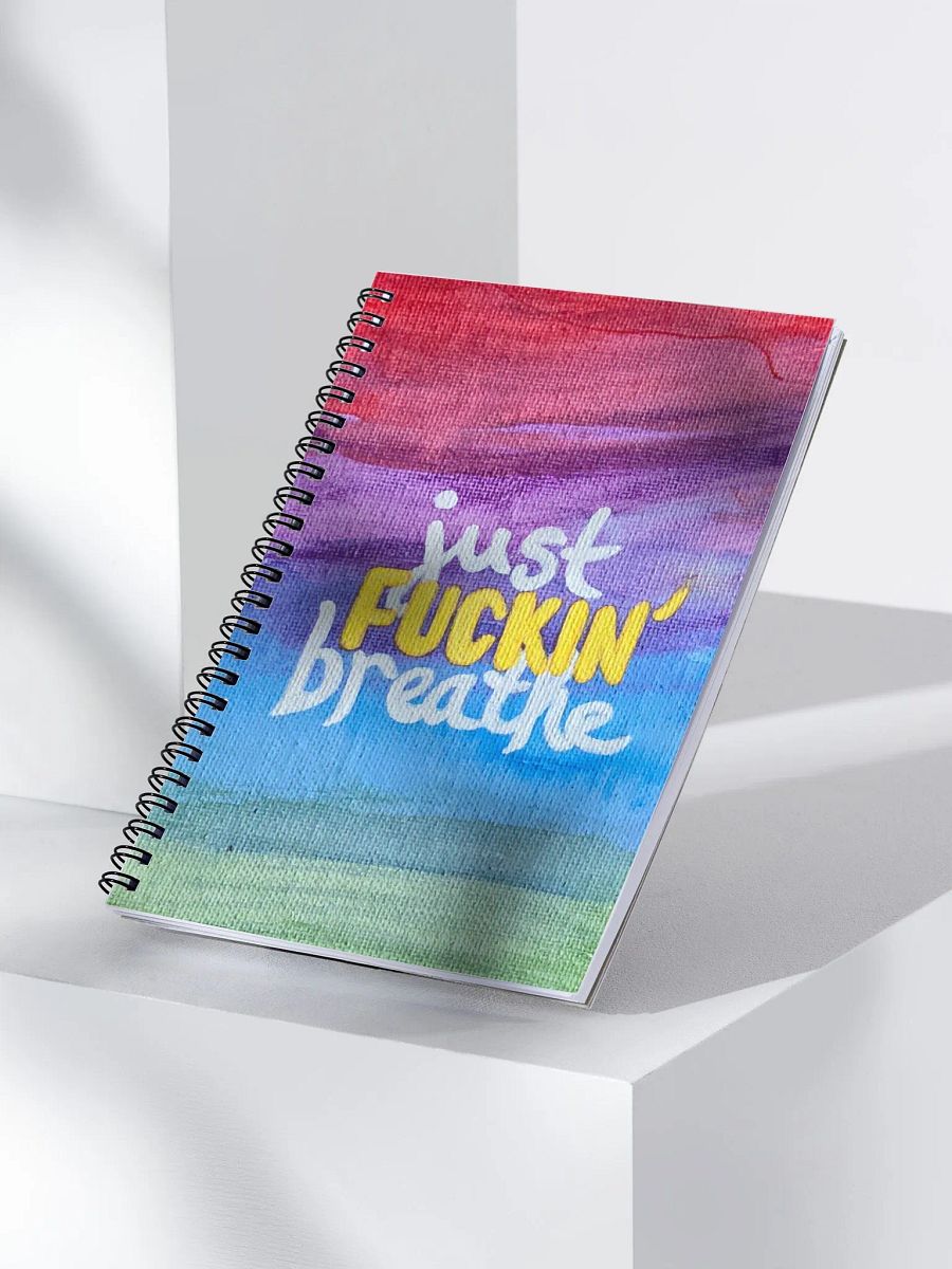 Just Fuckin' Breathe Spiral Notebook Journal product image (3)