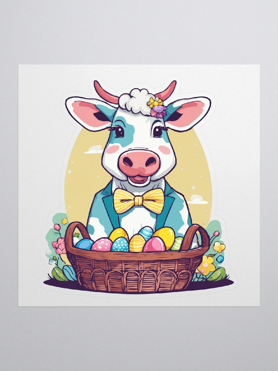 Easter Cow Sticker product image (3)