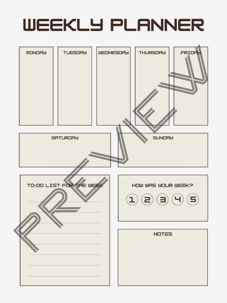 Weekly Planner product image (1)