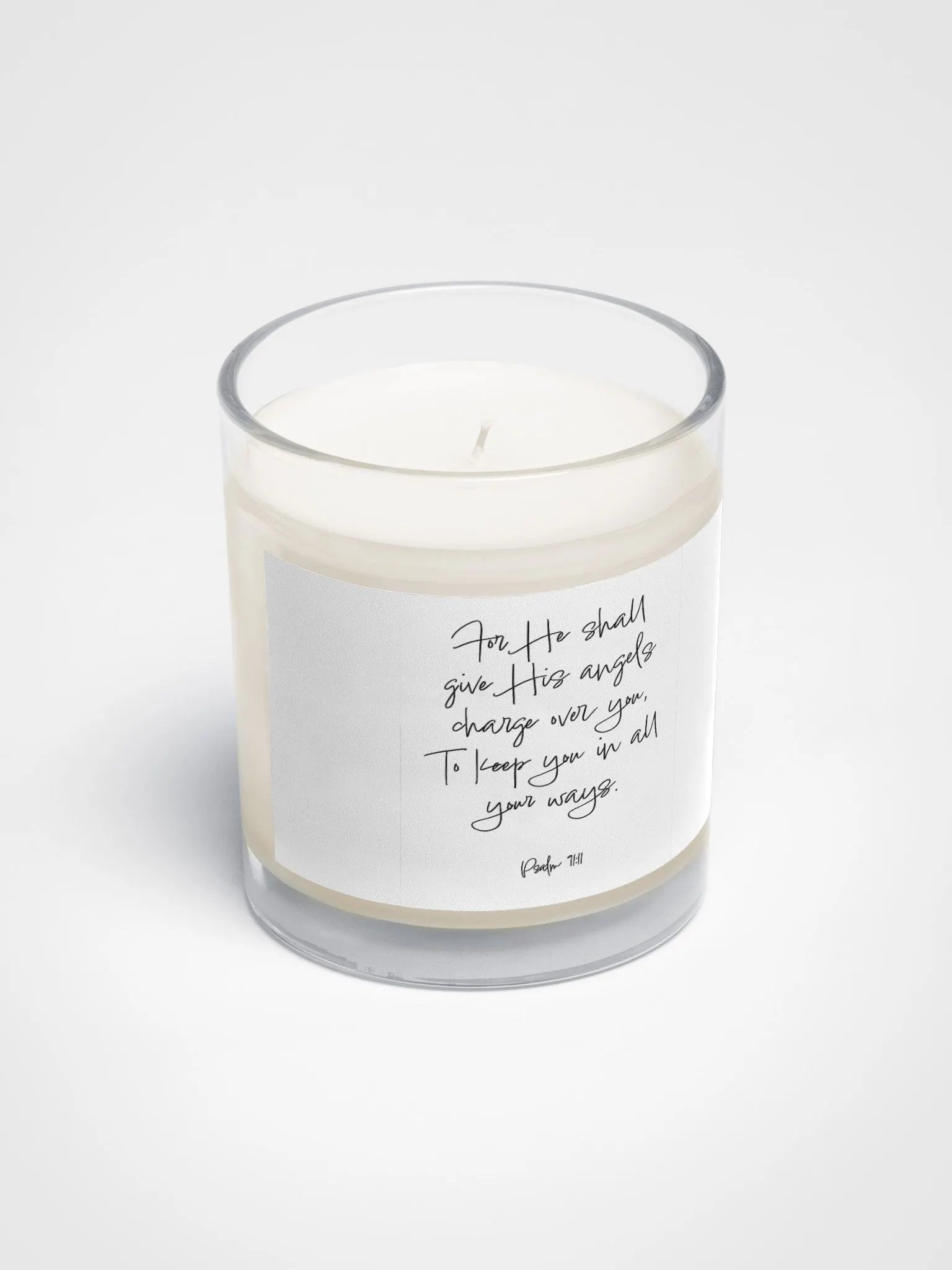 He Shall Give His Angels Charge Over You - Candle product image (2)