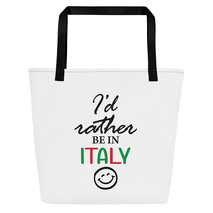 I'd Rather Be in Italy Tote Bag product image (2)