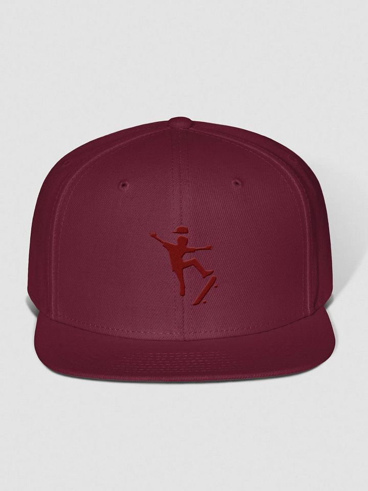 Dazzle Deck Burgundy Maroon Baseball Cap product image (1)
