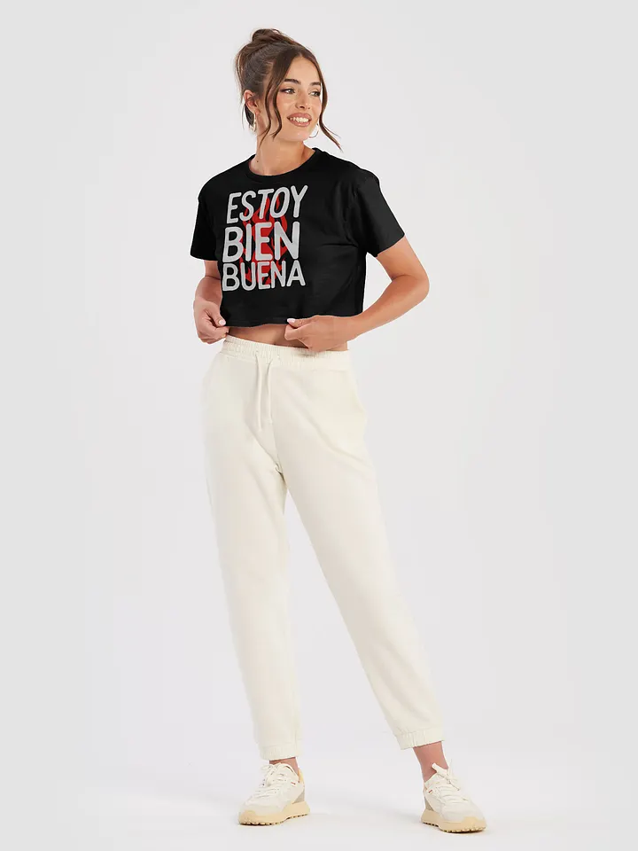 🔥 Crop Top “Estoy Bien Buena” – Fit Atrevido, Energía Total product image (1)