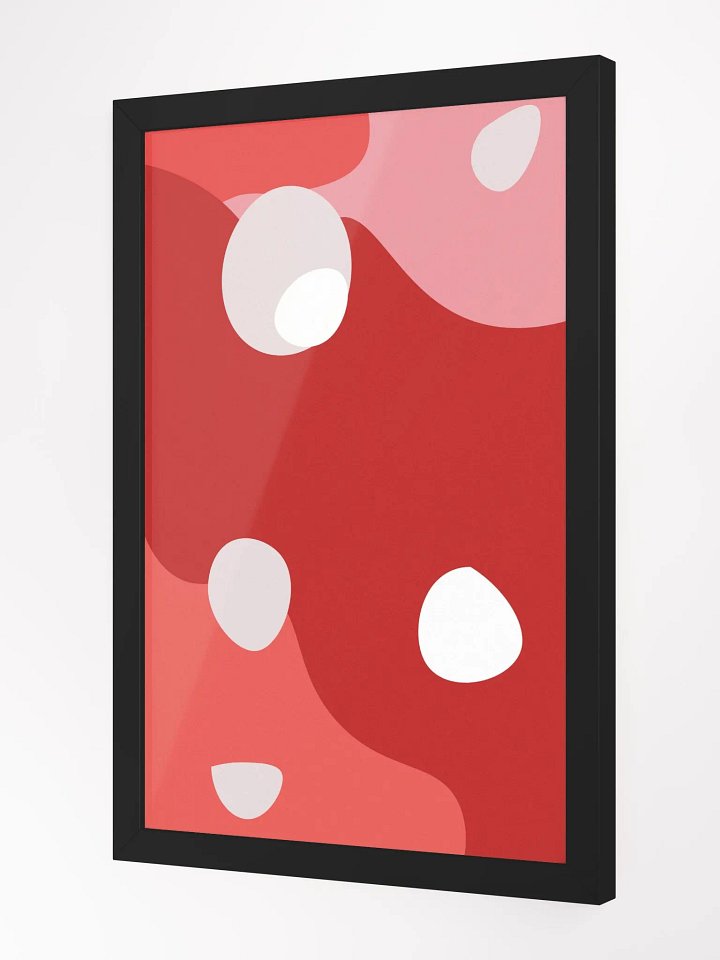 Ethereal Red Abstract Framed Poster product image (8)