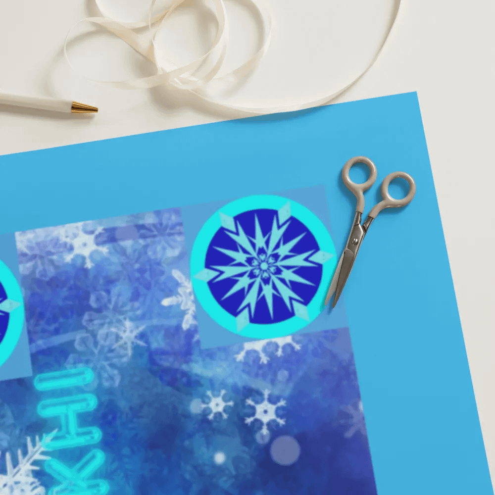 snowflake wrapping paper product image (11)