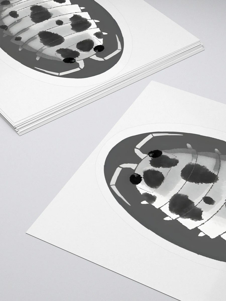Dairycow Isopod Sticker with Background product image (13)
