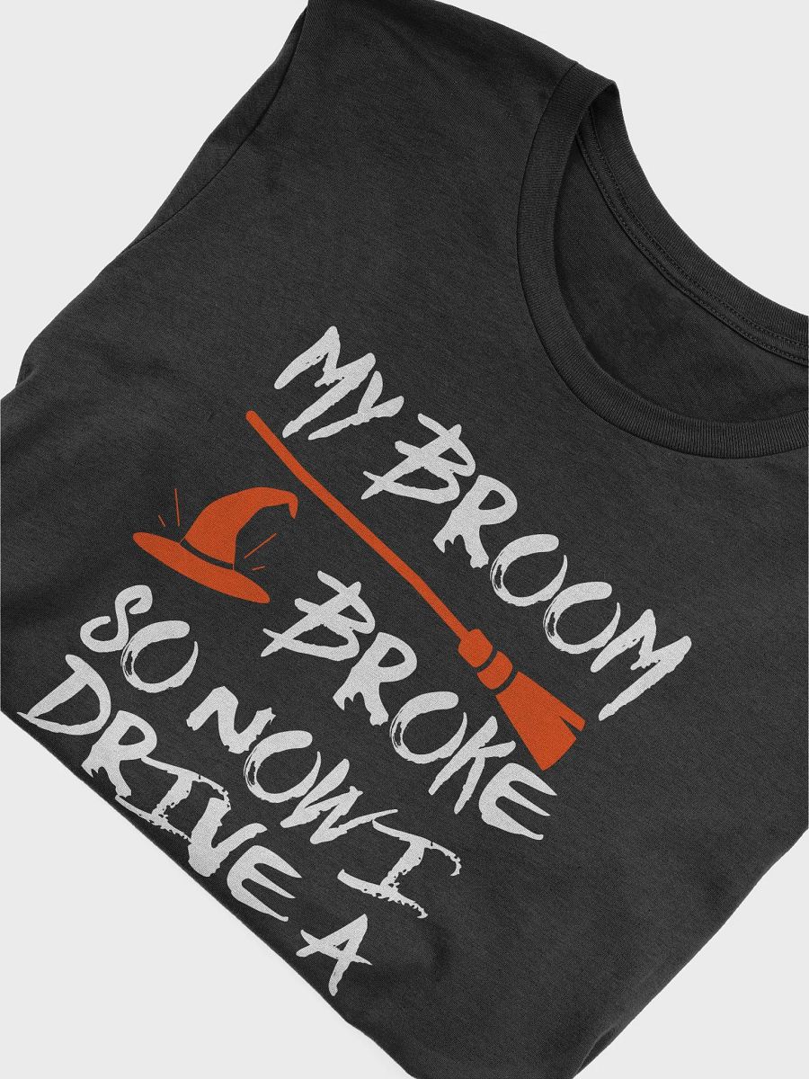MY BROOM BROKE MAIL TRUCK TEE POSTAL WORKER HALLOWEEN product image (20)