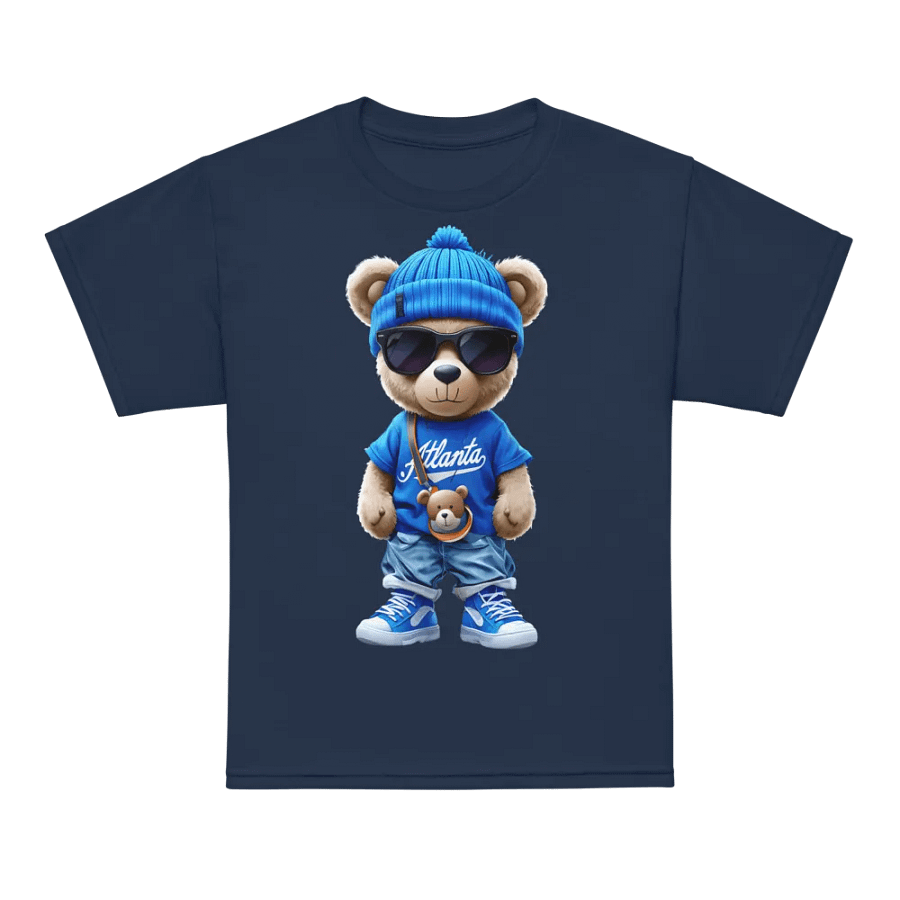 Cool Atlanta Teddy Bear Youth Tee product image (16)