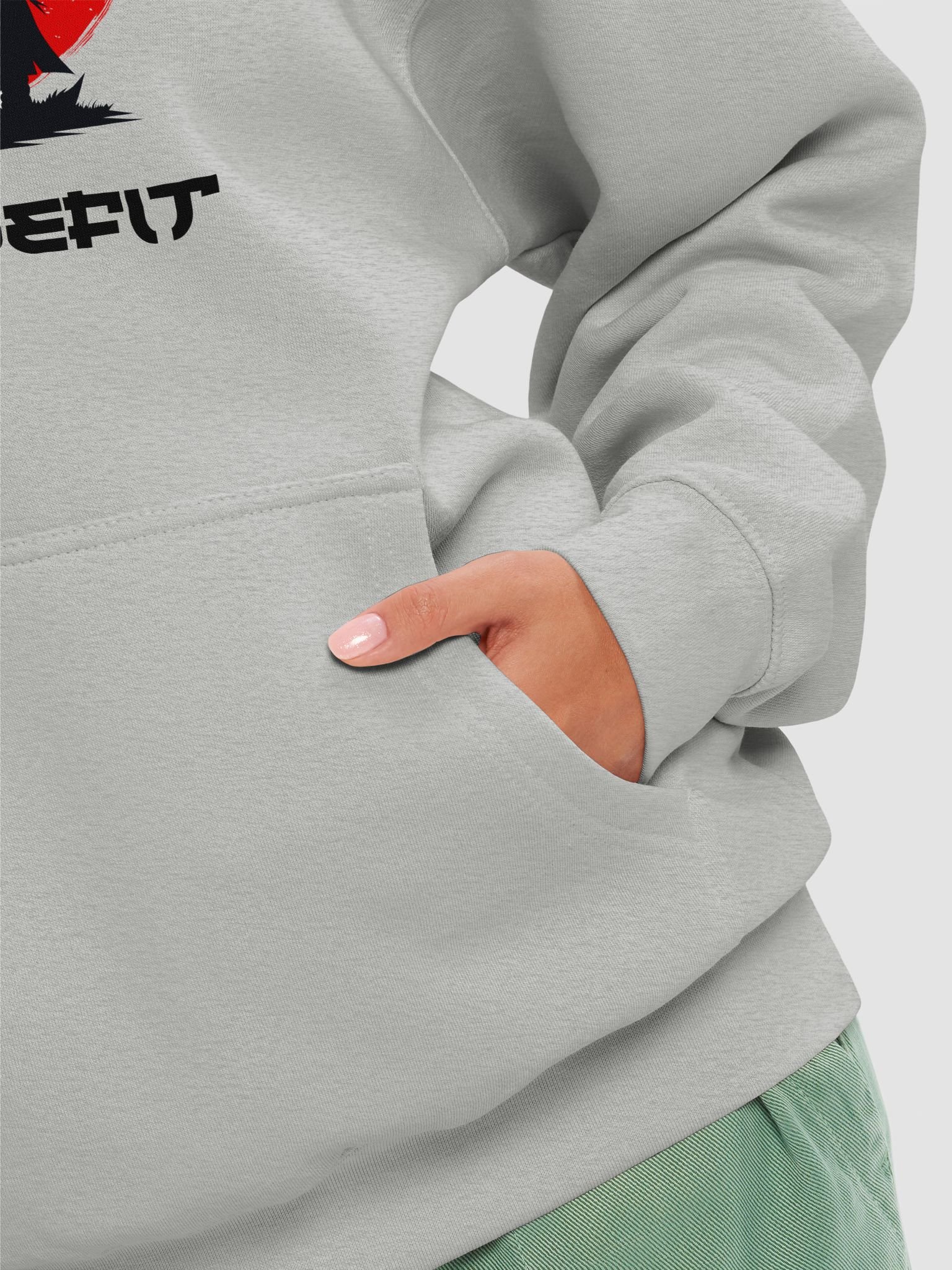 NextLevel MooseFit Logo Sweatshirt - Black Lettering product image (24)
