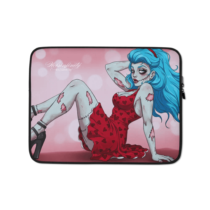 V4 Zombie Pinup Laptop Sleeve product image (1)