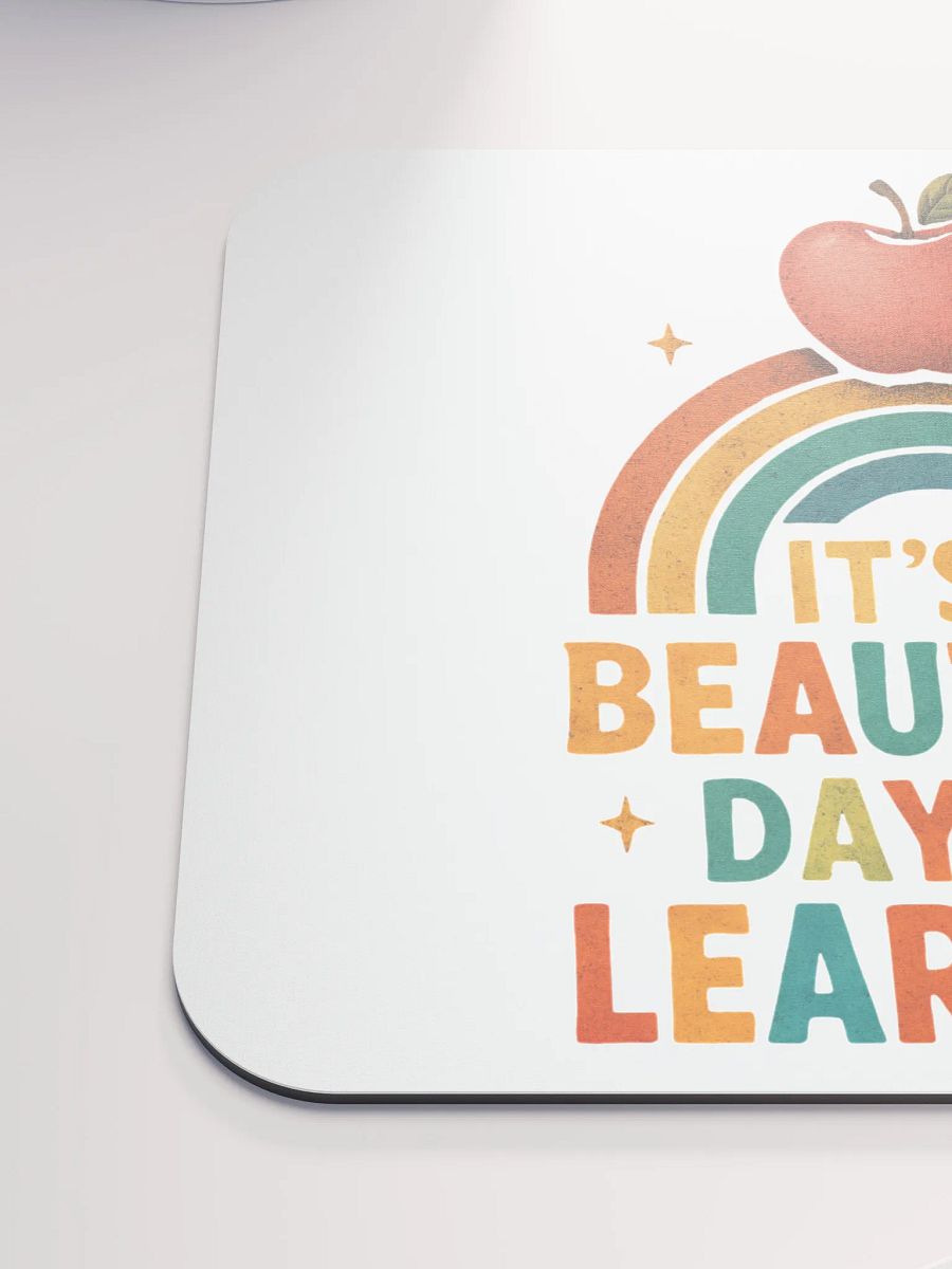 Beautiful Day for Learning Mouse Pad – Bright Desk Mat for Teachers product image (6)