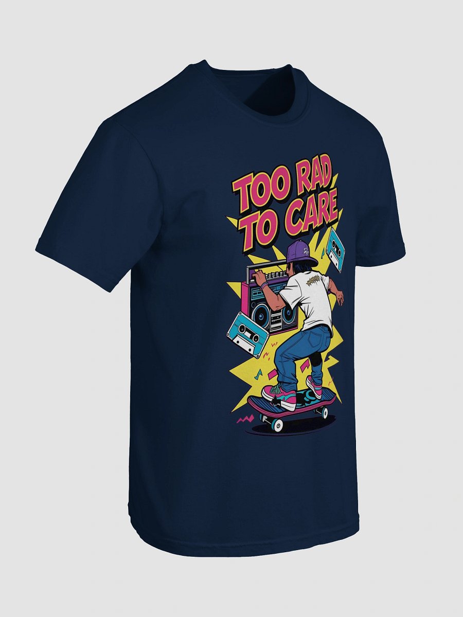 Too Rad To Care 90s Skateboard Graphic Tee product image (37)