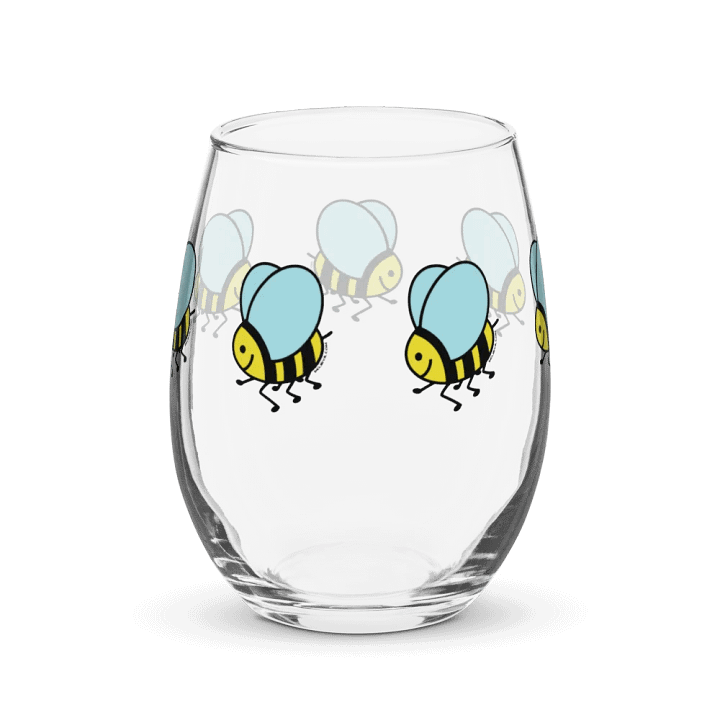 Basic Bee Wine Glass product image (2)
