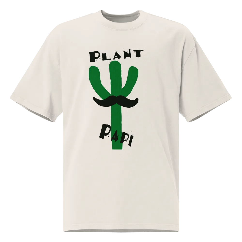 Mustachioed Cactus 'Plant Papi' Tee product image (3)
