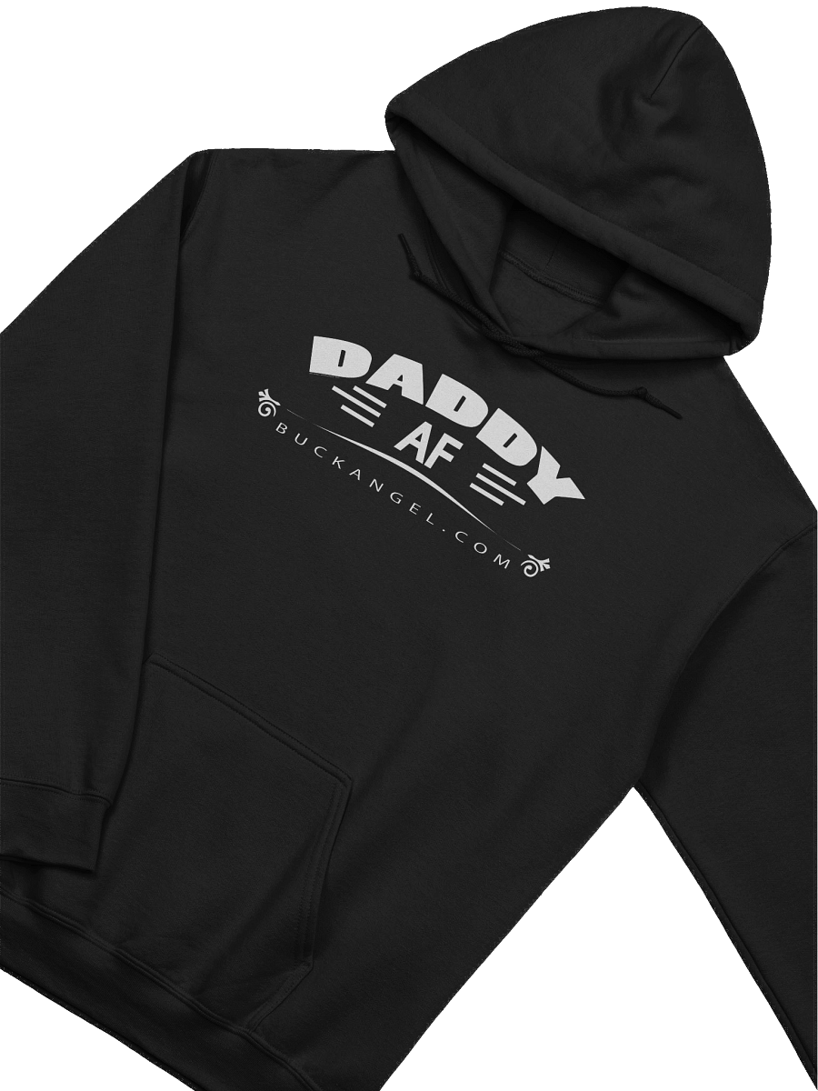 [Buck Angel Shop] Daddy AF - Unisex Pullover Hoodie [white lettering] product image (10)