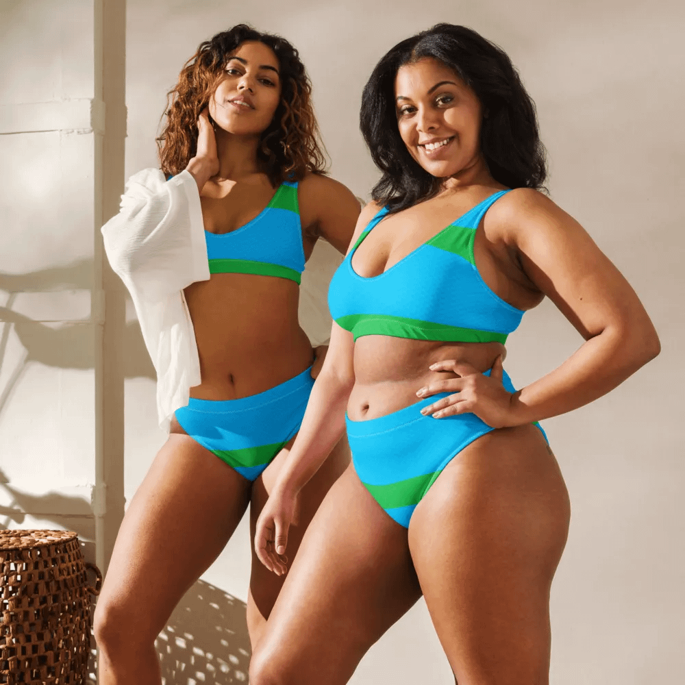 8-Bit Recycled Bikini Top and Bottom product image (6)