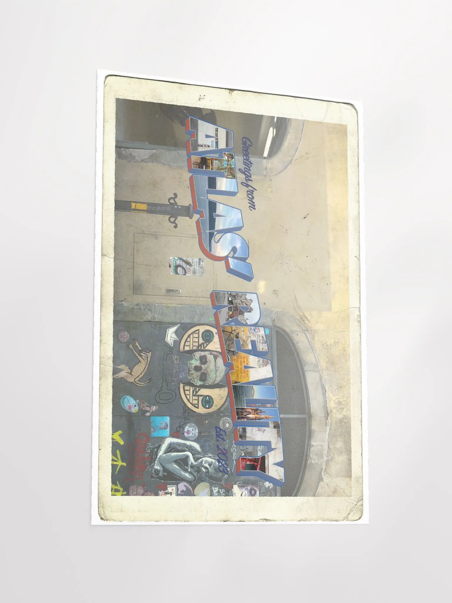 Atlas' Reality Postcard Poster product image (3)