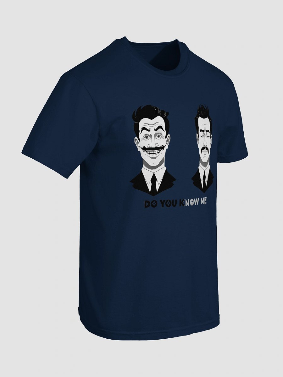 Thought-Provoking Dual Personality Art - Black and White Contrast T-Shirt product image (74)