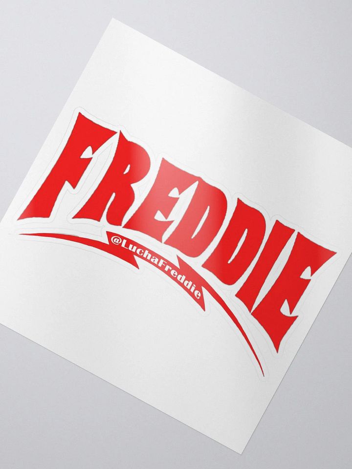 LuchaFreddie Flash logo sticker product image (2)