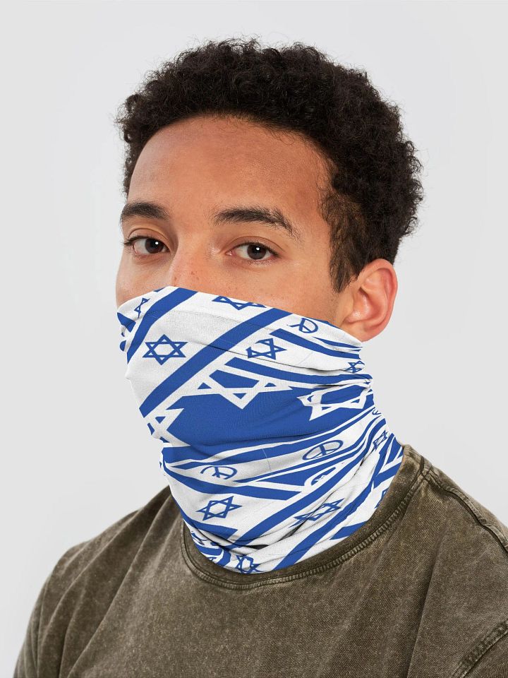 Peaceful Star of David Pattern Neck Gator product image (2)