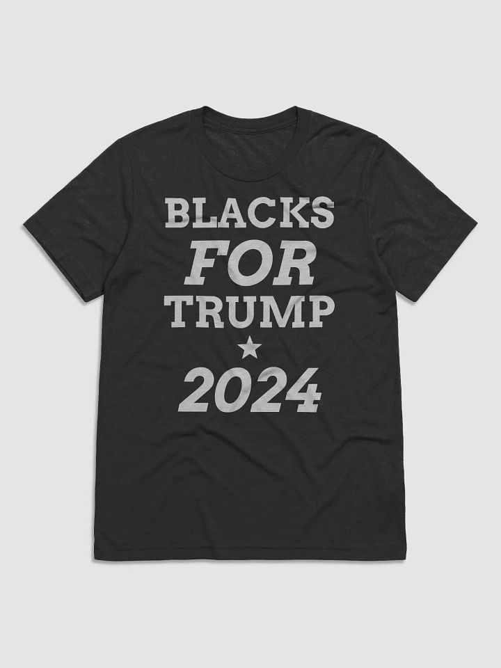 BLACKS FOR TRUMP 2024 Triblend Short Sleeve T-Shirt product image (1)
