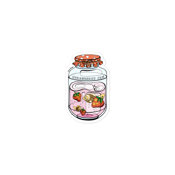 "Fantasy Strawberry Dream Jam Jar" Magnet product image (1)