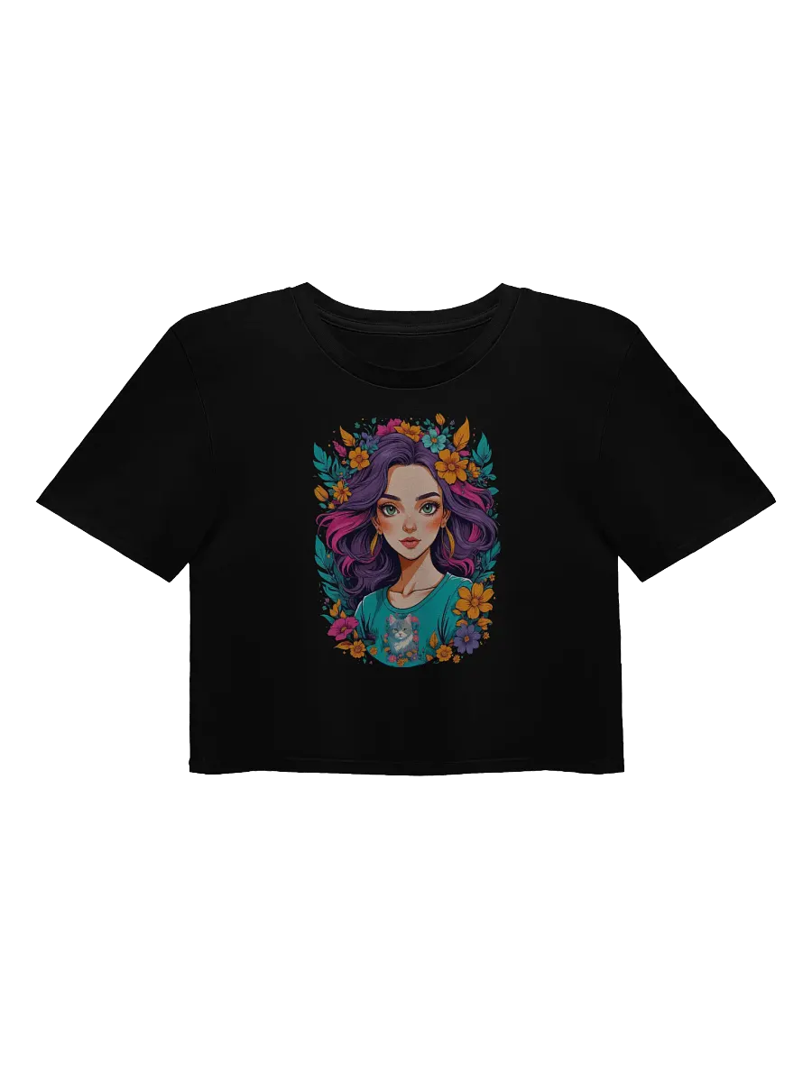 Bloomcore Flower Girl v2 - AS Colour Women's Premium Crop Top product image (3)