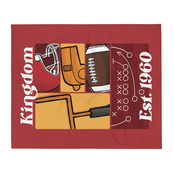 Football Kingdom Throw Blanket product image (2)