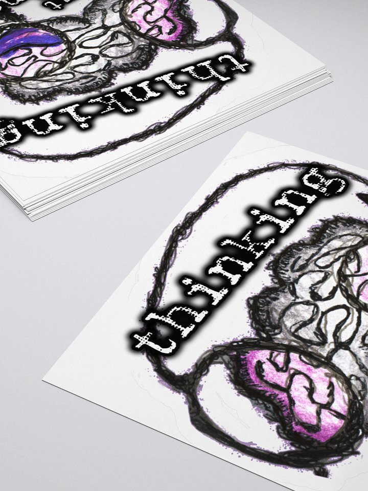 THINKING ABOUT THINKING STICKER product image (2)