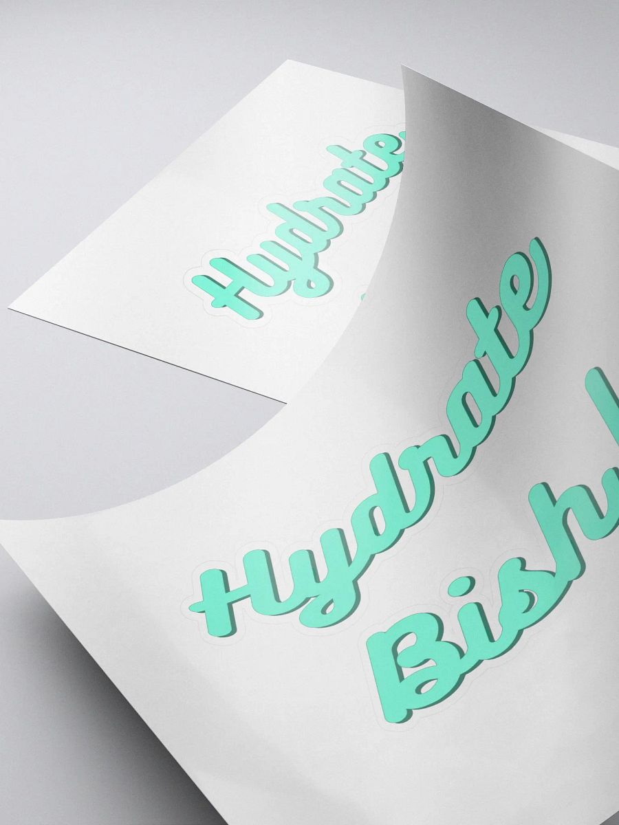 Hydrate Bish! Sticker product image (4)