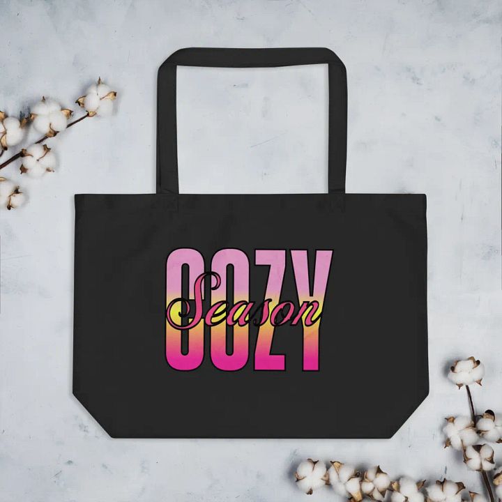 Cozy Season Organic Cotton Tote product image (2)