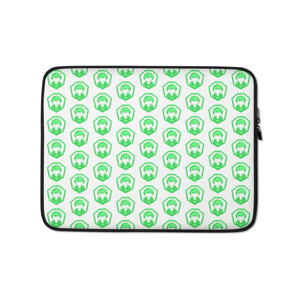 mythcafe 9 month sub badge laptop case product image (1)